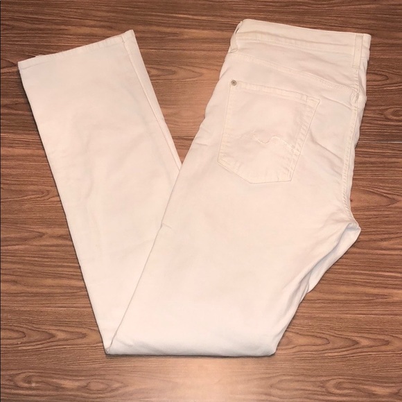 7 For All Mankind White Slimmy - Picture 2 of 5